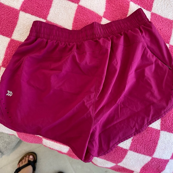all in motion Pink Athletic Shorts with Elastic Waistband and Lightweight Fabric - Picture 2 of 3